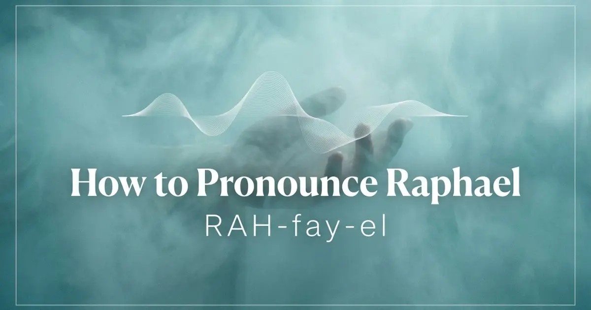 How to pronounce Raphael