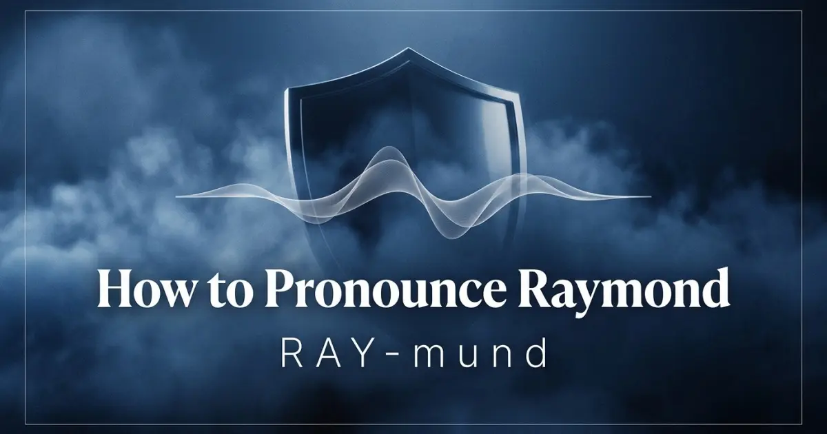How to pronounce Raymond