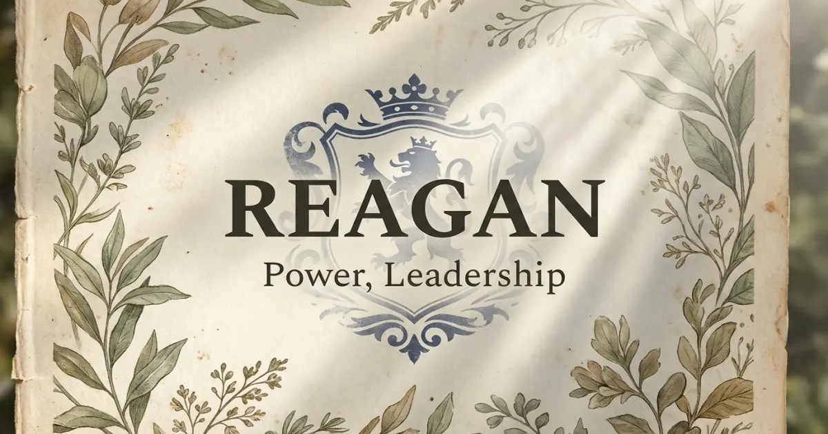 Reagan meaning themes: power, leadership