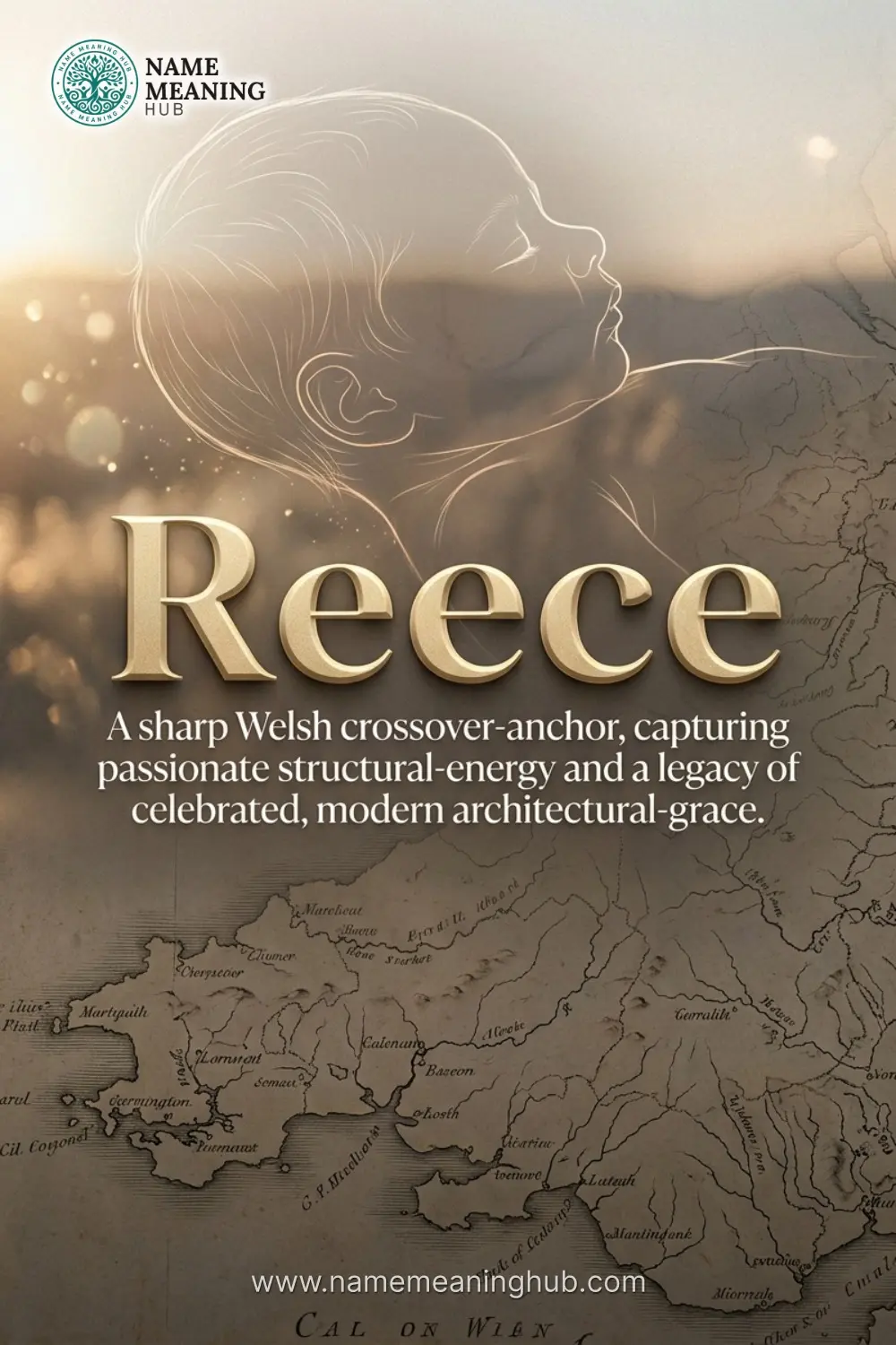 Meaning of the name Reece: A sharp Welsh crossover-anchor, capturing passionate structural-energy and a legacy of celebrated, modern architectural-grace.