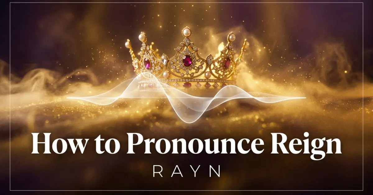 How to pronounce Reign