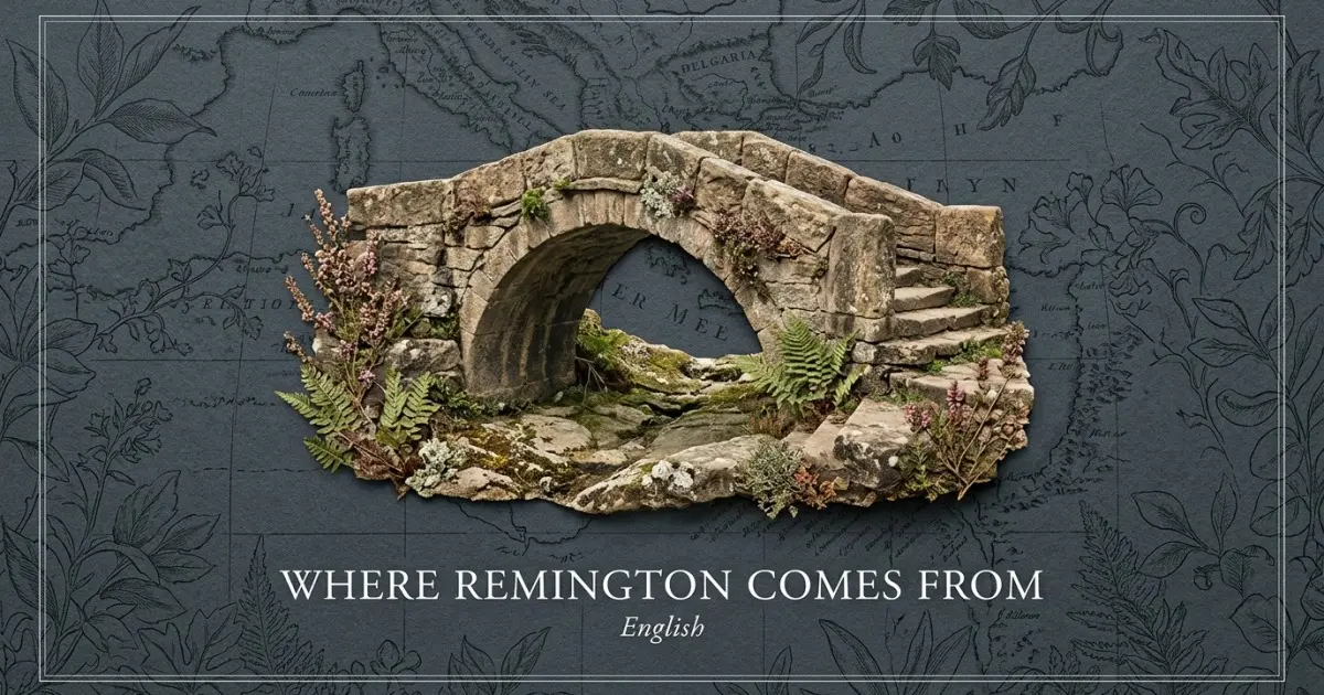 The name Remington comes from: English