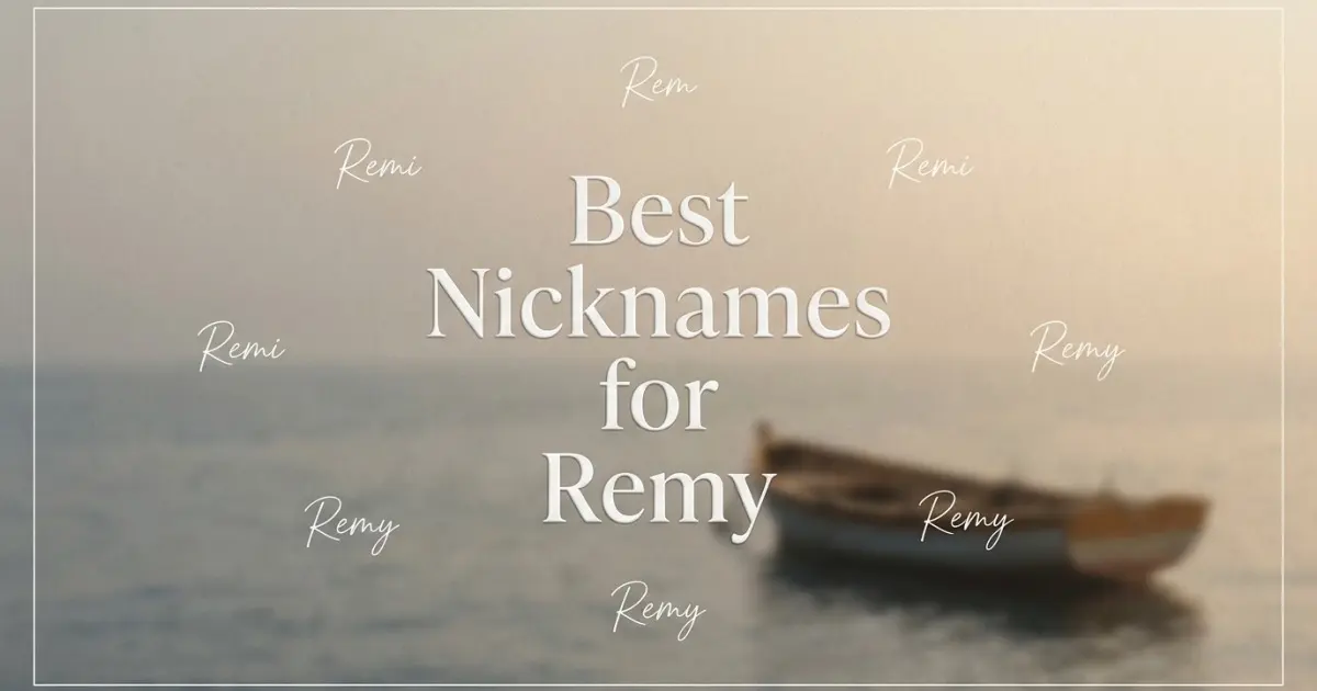 Nicknames for Remy