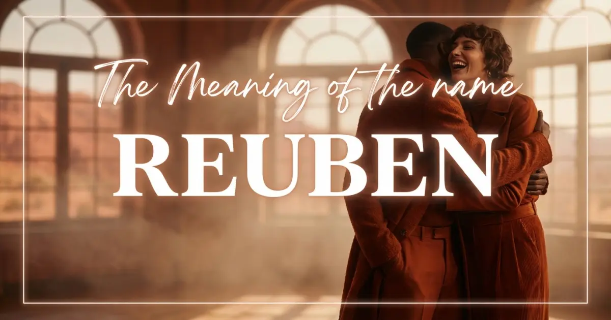 Reuben name meaning