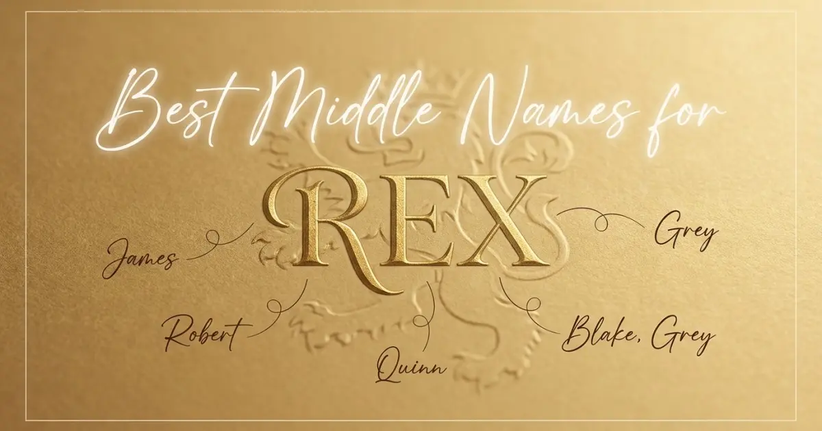 Best middle names for Rex
