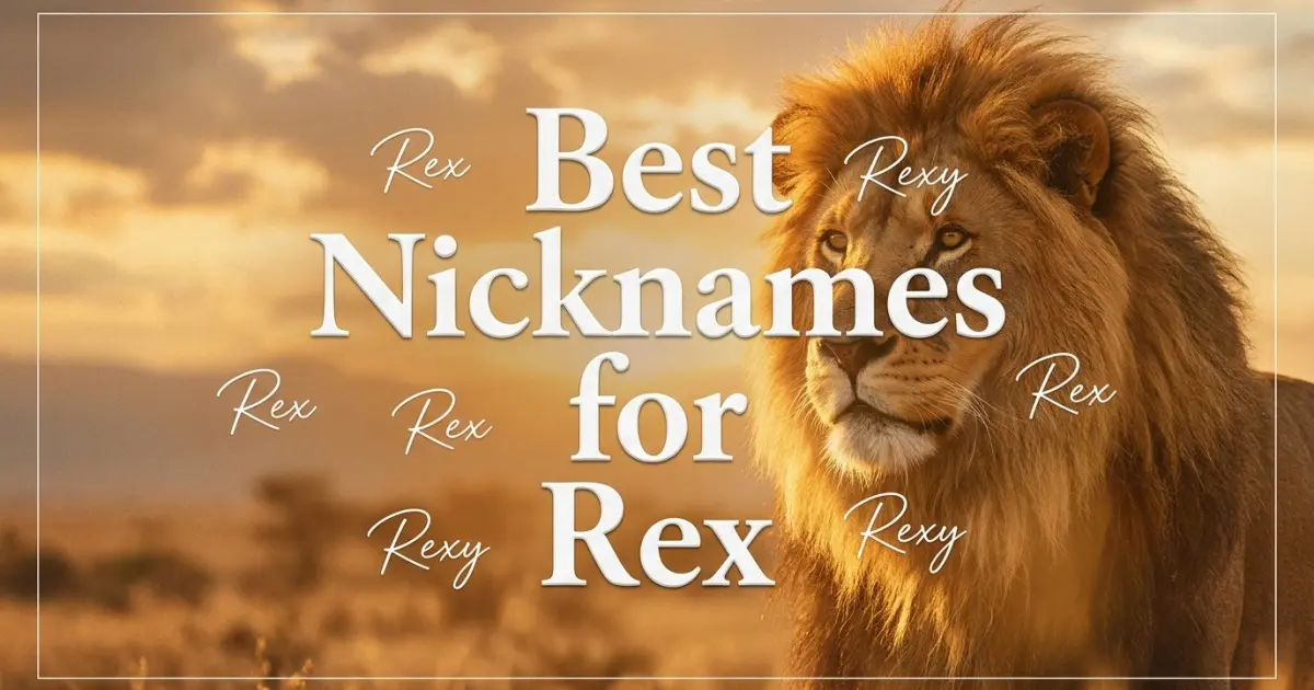 Nicknames for Rex