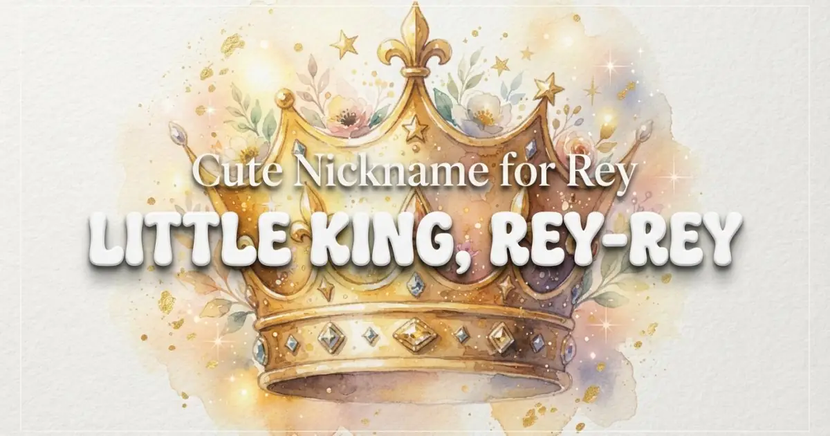 Cute nickname for Rey: Little King, Rey-Rey