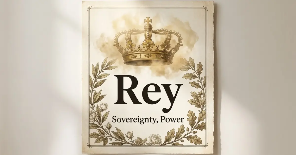 Rey meaning themes: sovereignty, power
