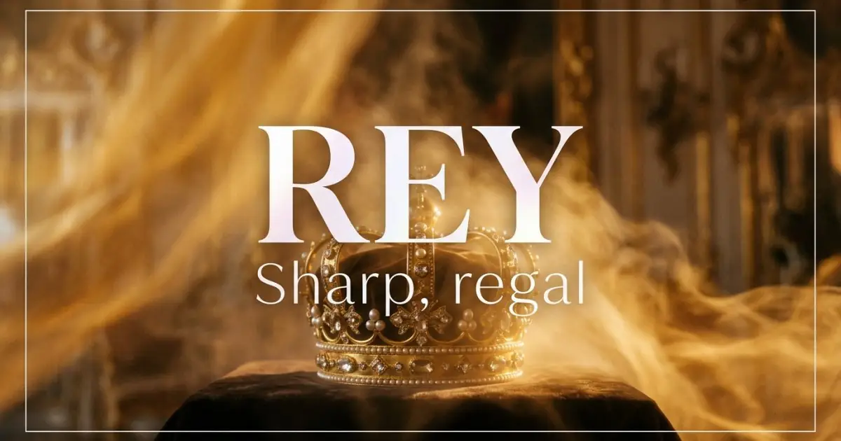 Rey name vibe: Sharp, regal