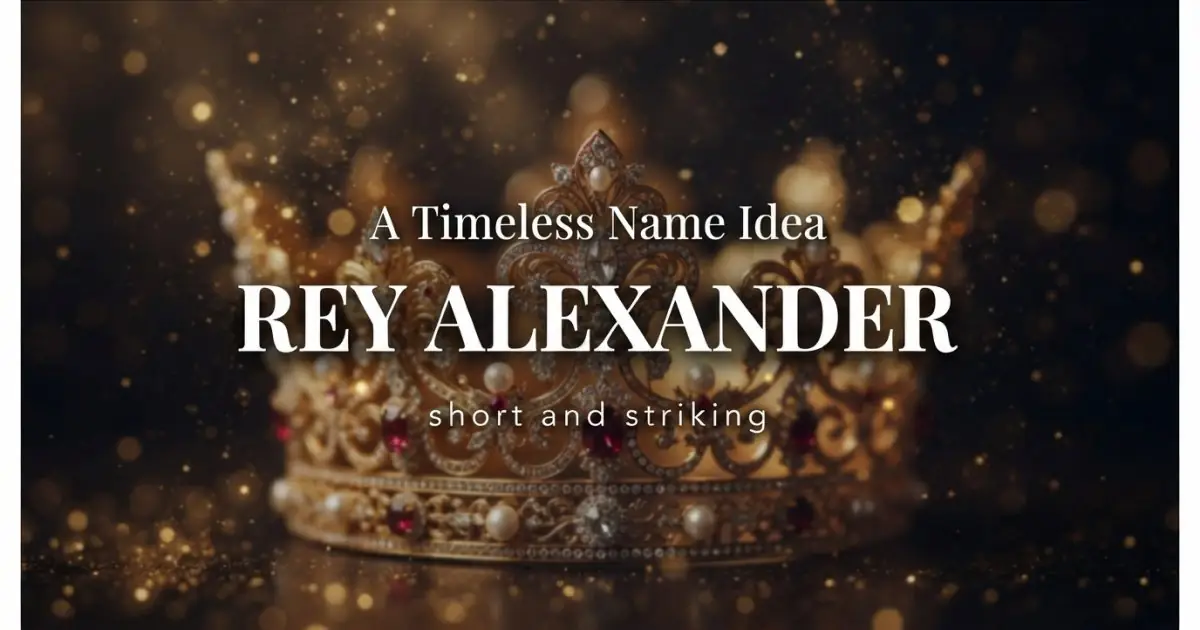 Middle name idea: Rey Alexander - short and striking