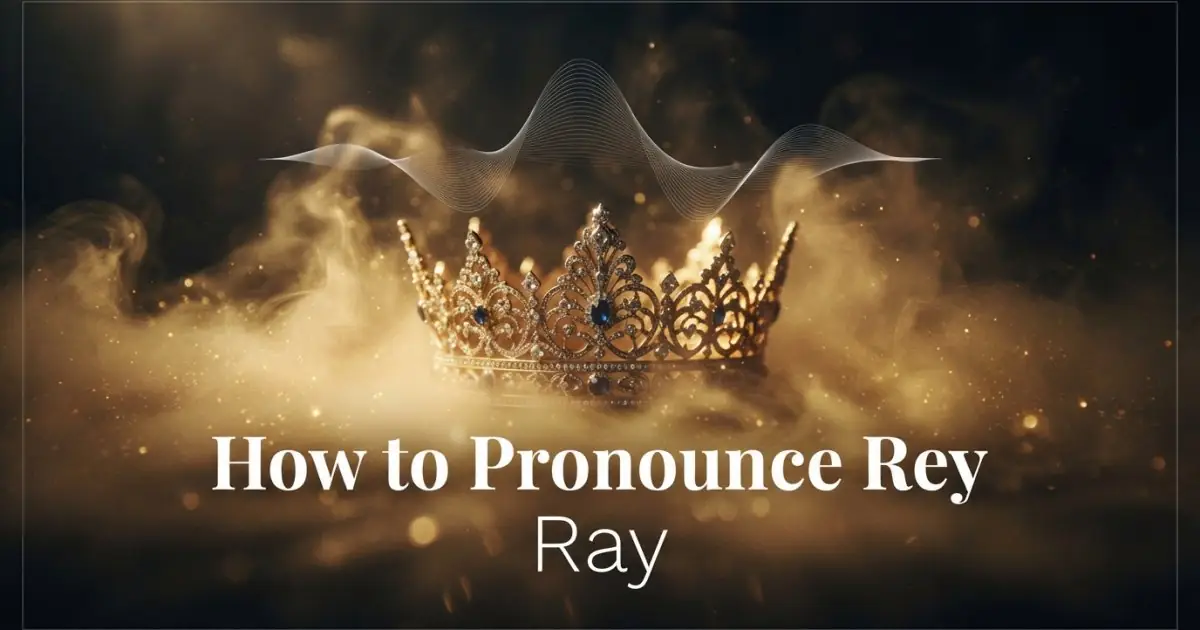 How to pronounce Rey