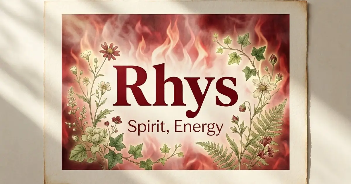 Rhys meaning themes: spirit, energy