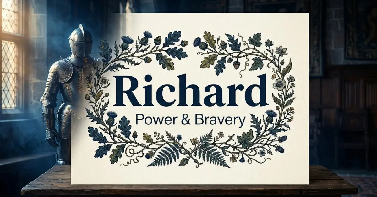 Richard meaning themes: power, bravery