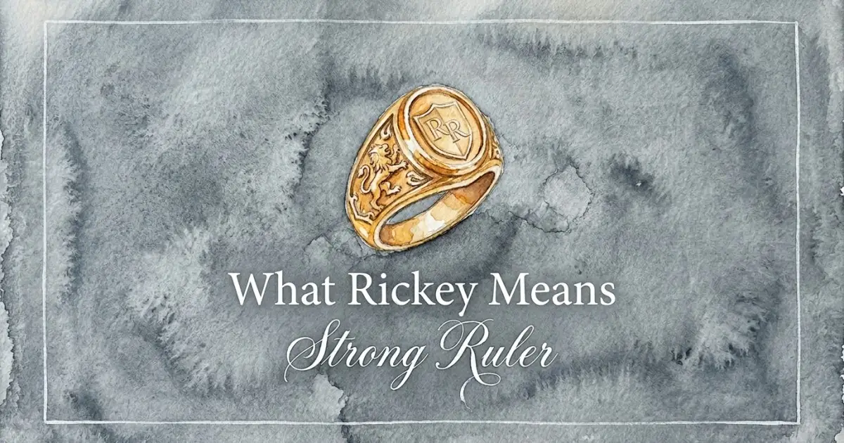 Rickey name meaning Strong Ruler