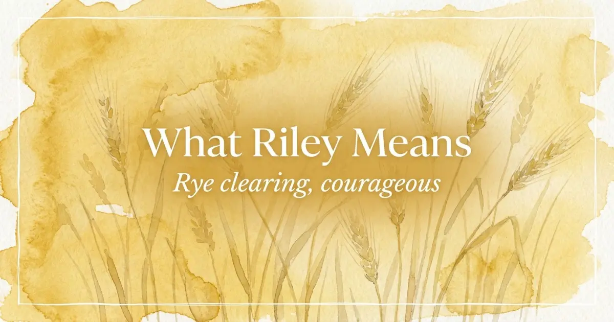 What Riley Means