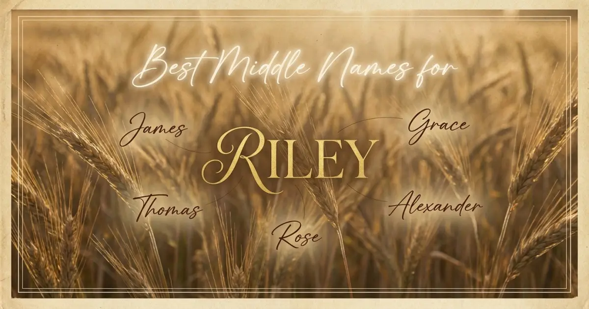 Best middle names for Riley