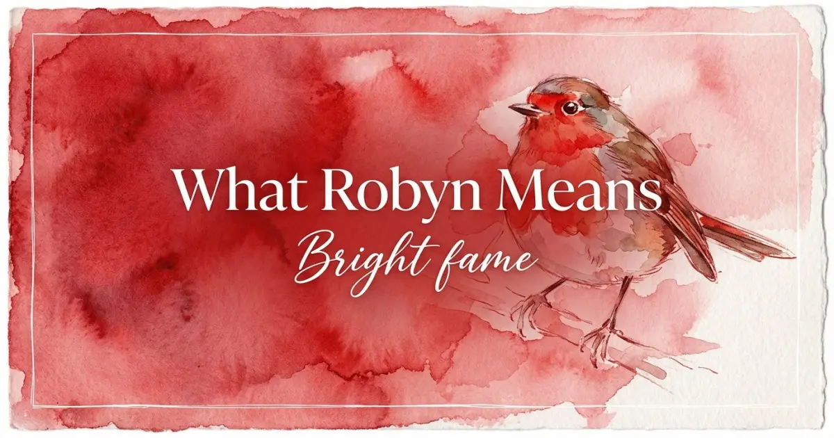 Robyn name meaning Bright fame