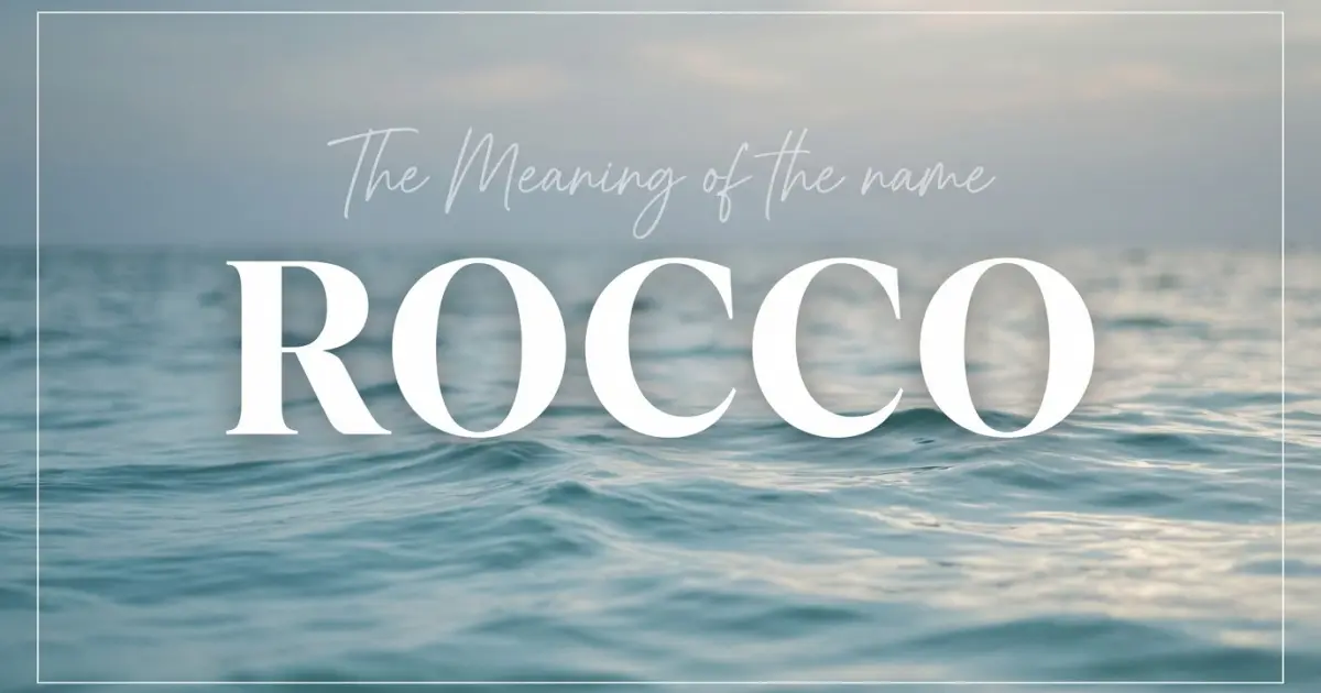 Rocco name meaning