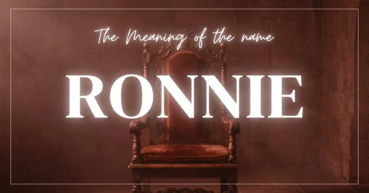 Ronnie name meaning