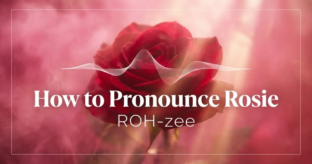 How to pronounce Rosie