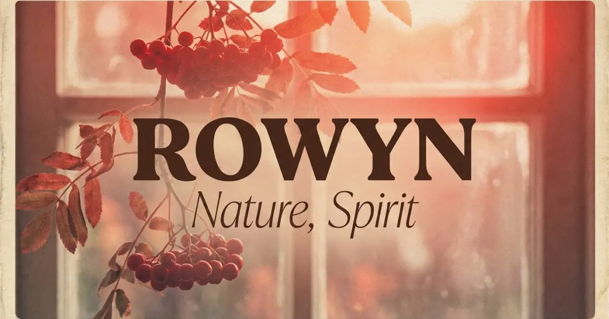 Rowyn meaning themes: nature, spirit