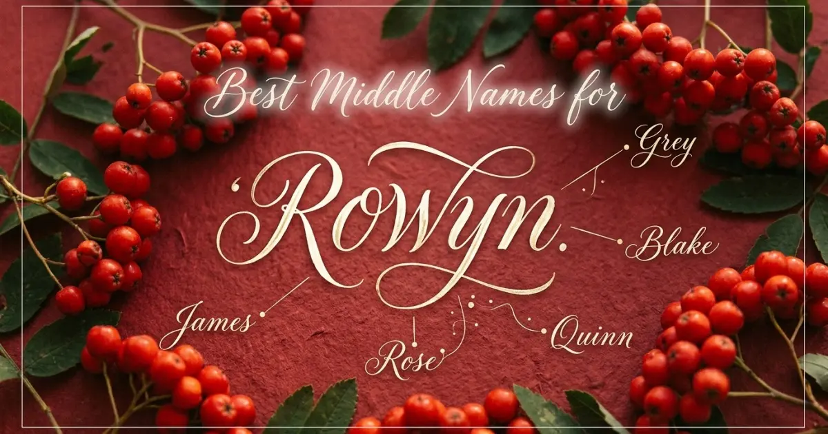 Best middle names for Rowyn