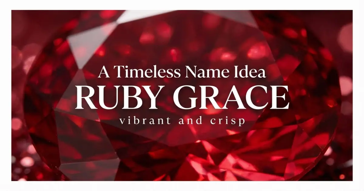 Timeless Middle Name Idea For Ruby