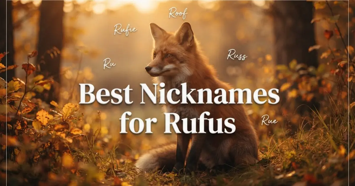 Nicknames for Rufus
