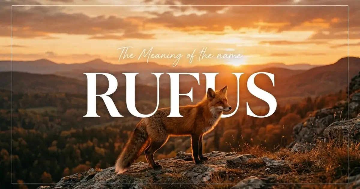 Rufus name meaning
