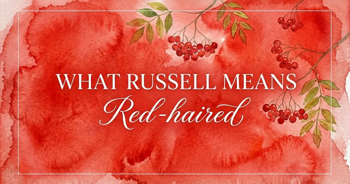Russell name meaning Red-haired