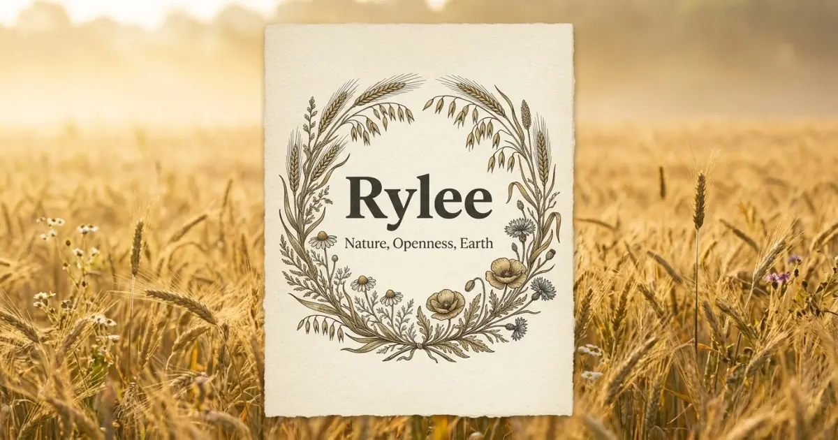 Rylee meaning themes: nature, openness, earth