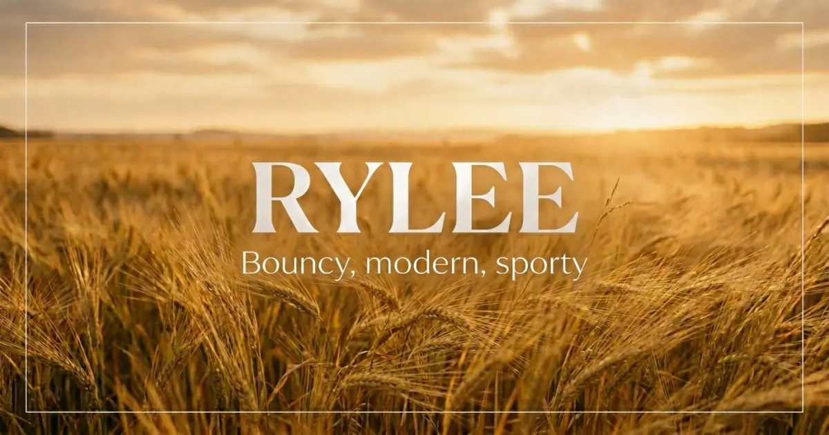 Rylee name vibe: Bouncy, modern, sporty