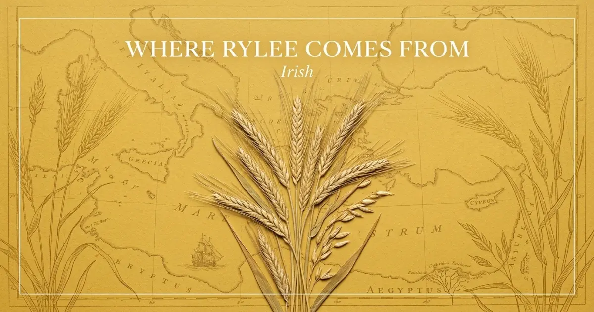 The name Rylee comes from: Irish