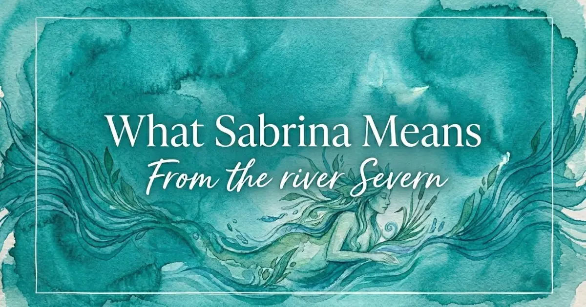 Sabrina name meaning From the river Severn