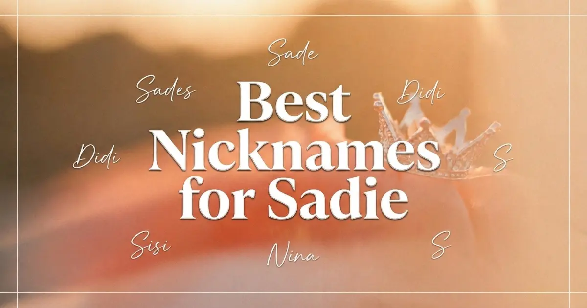 Nicknames for Sadie