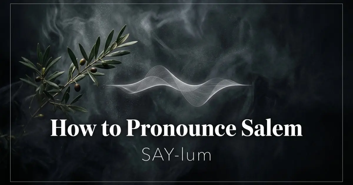 How to pronounce Salem