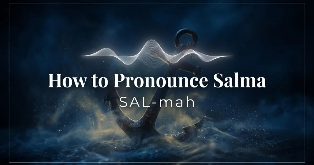 How to pronounce Salma