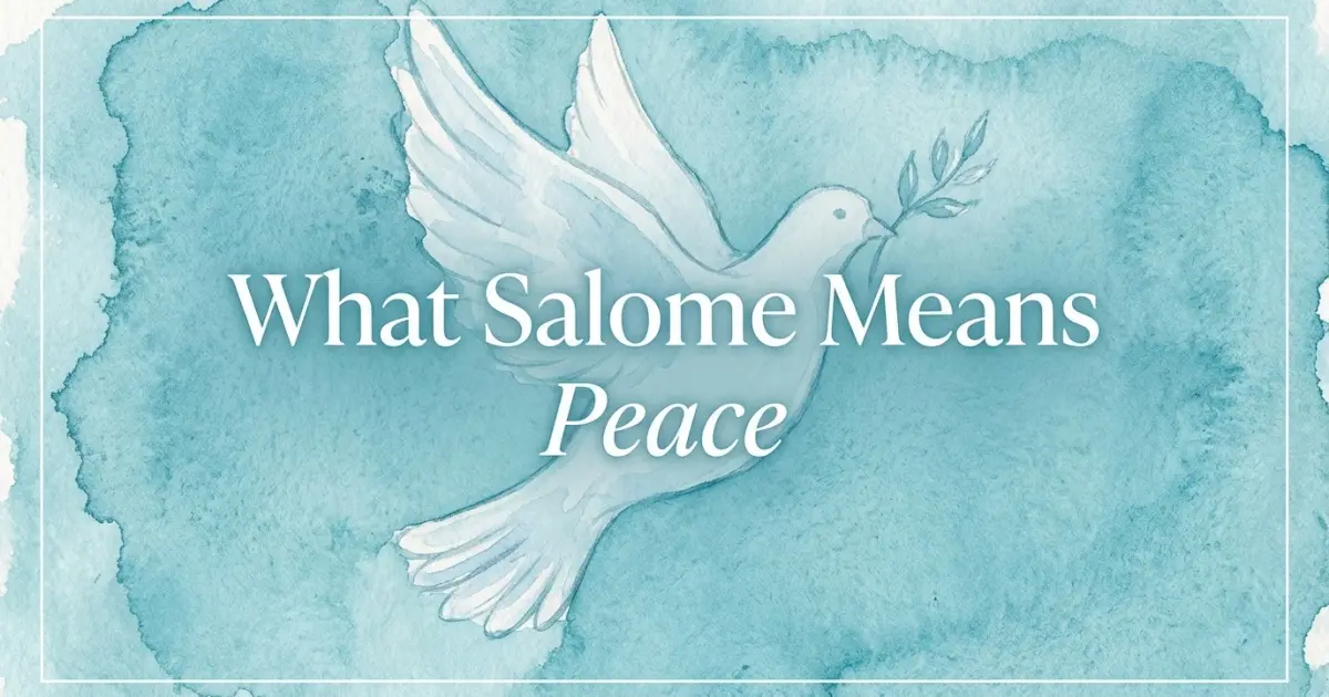 Salome name meaning Peace