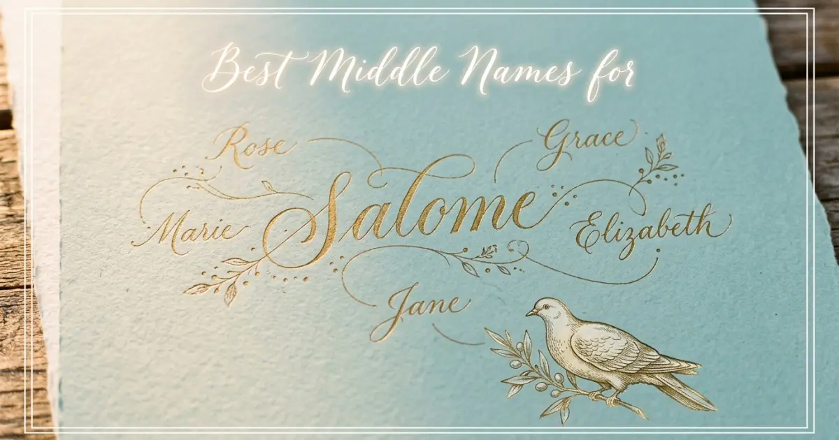 Best middle names for Salome