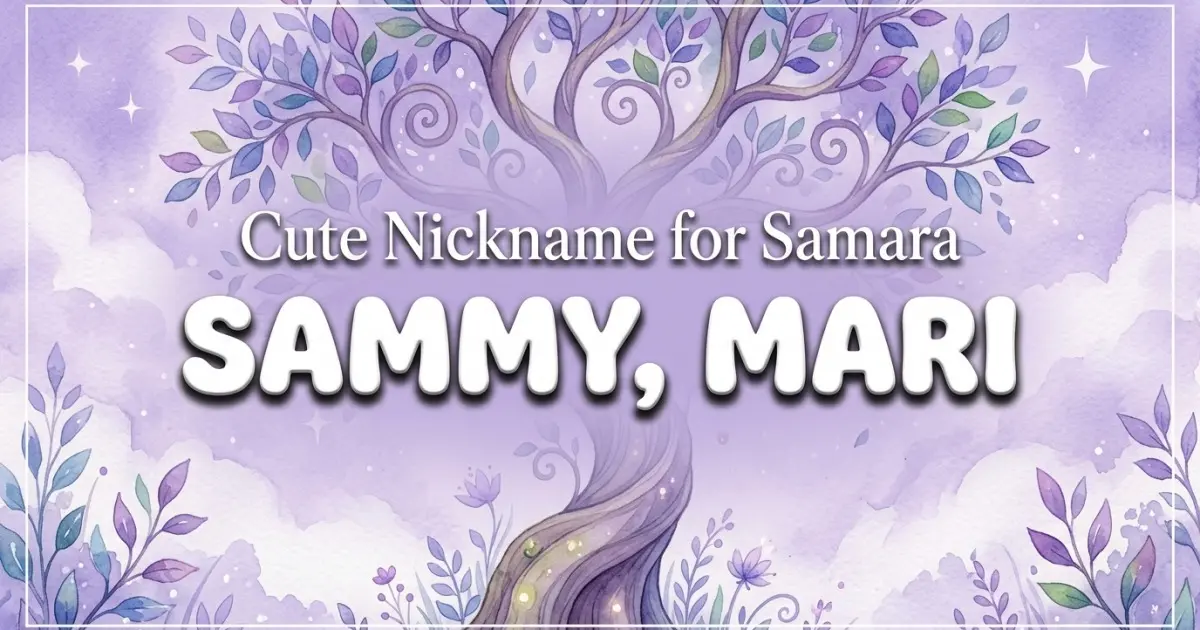 Cute nickname for Samara: Sammy, Mari
