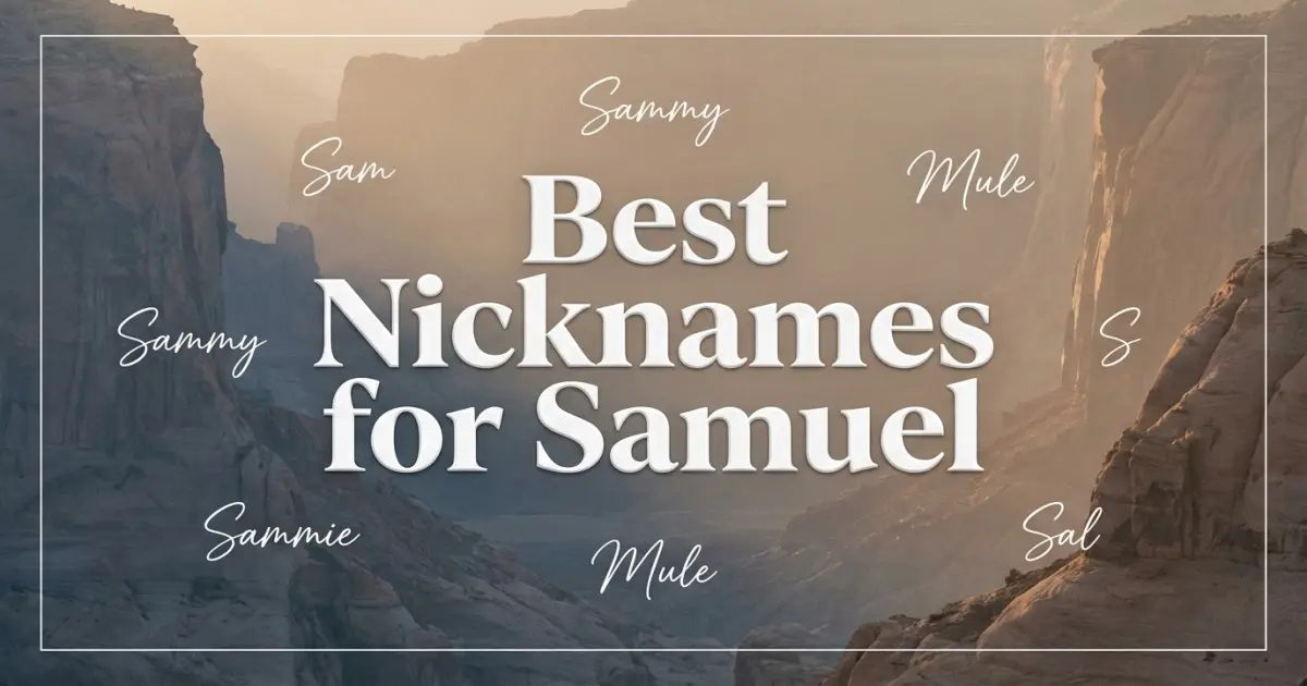 Nicknames for Samuel