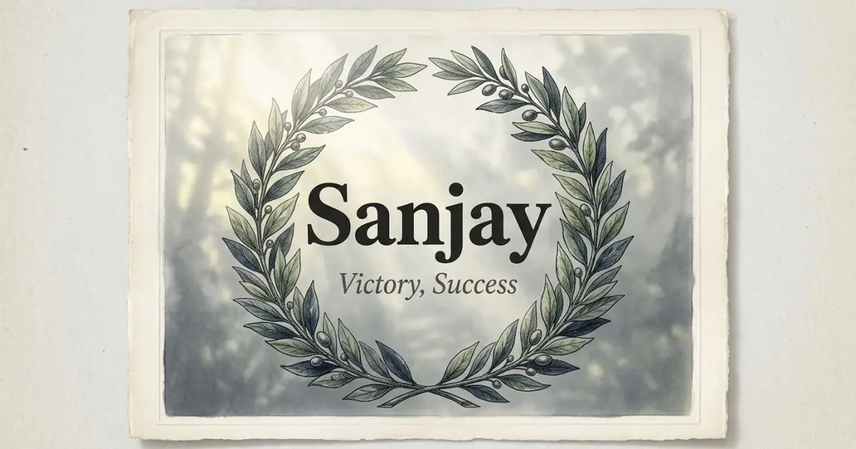 Sanjay meaning themes: victory, success