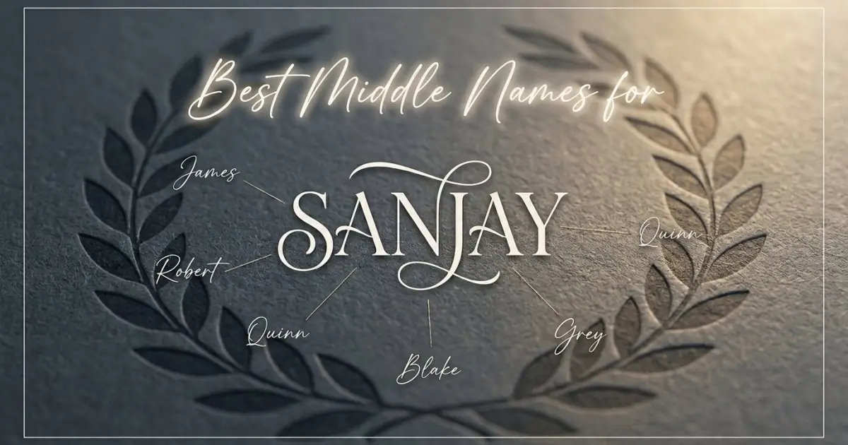 Best middle names for Sanjay