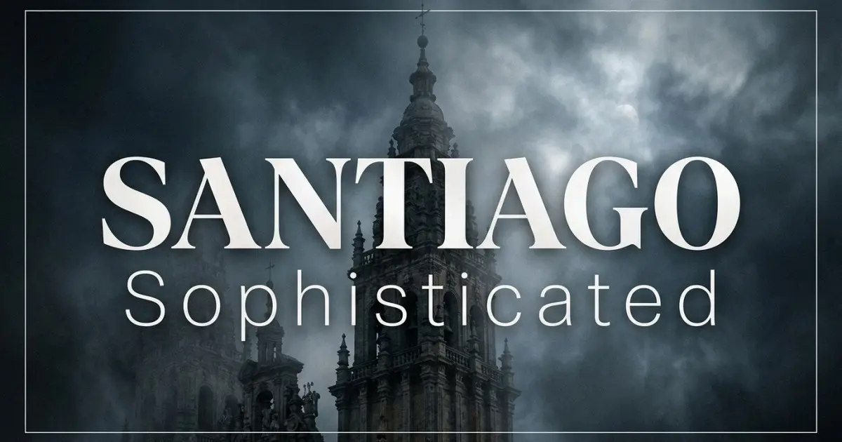 Santiago name vibe: Sophisticated