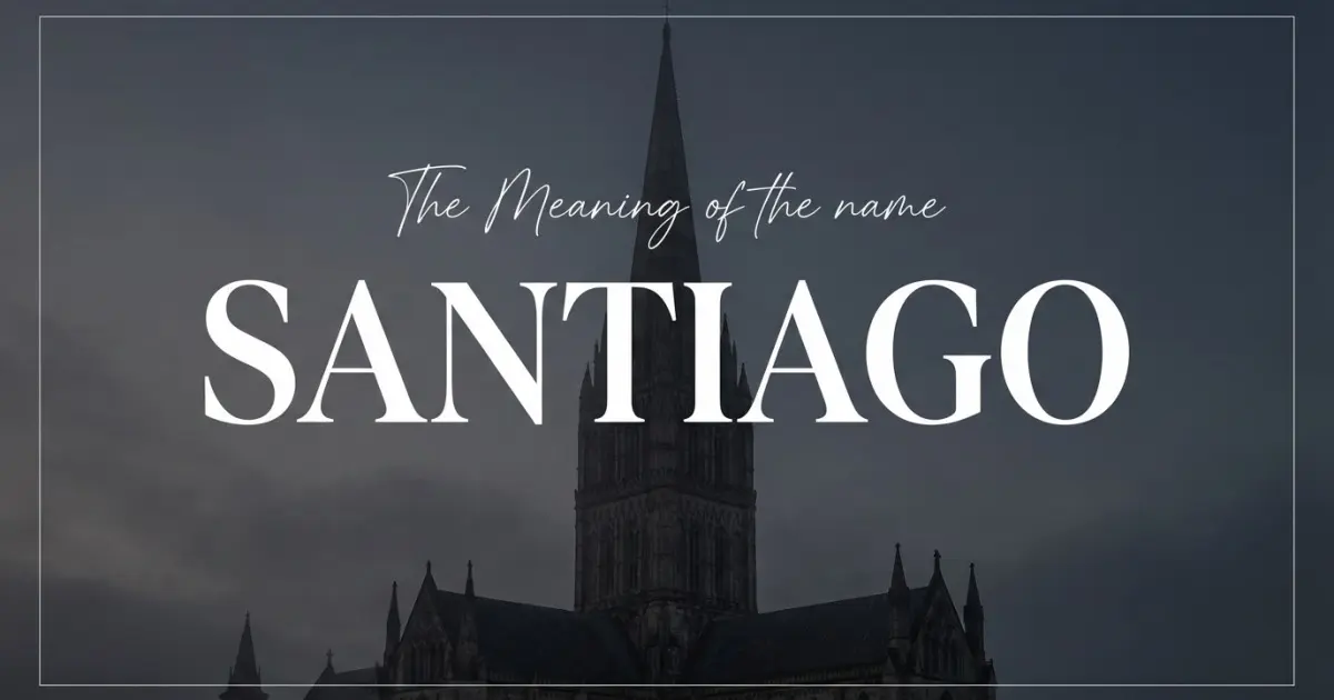 Santiago name meaning