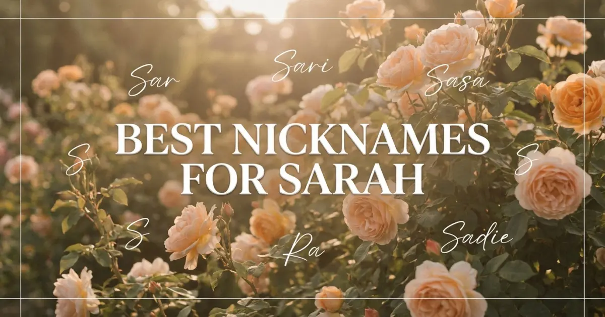 Nicknames for Sarah
