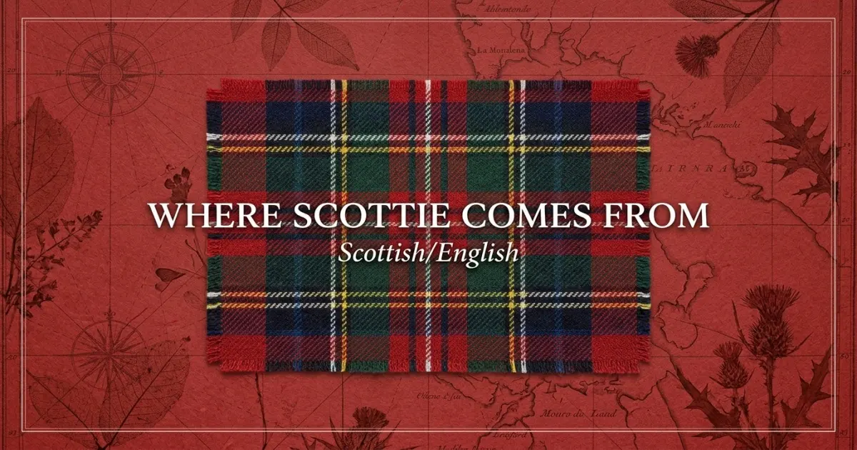 The name Scottie comes from: Scottish/English