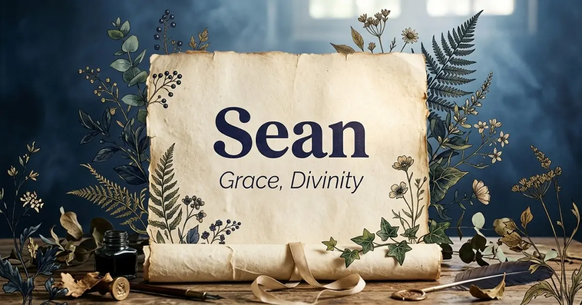 Sean meaning themes: grace, divinity