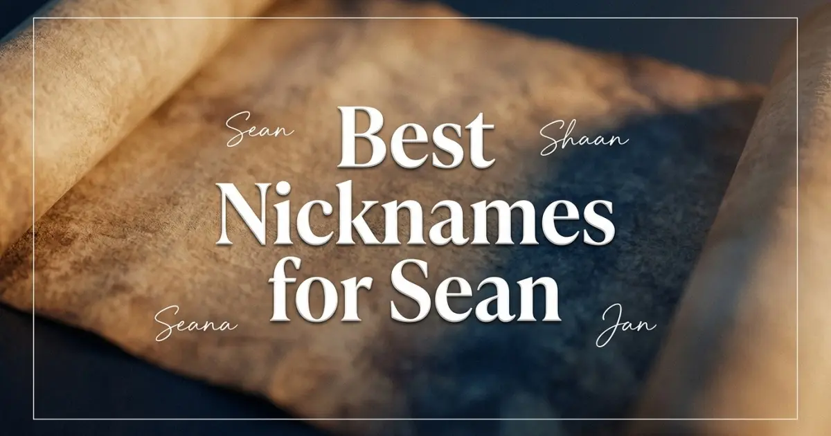 Nicknames for Sean