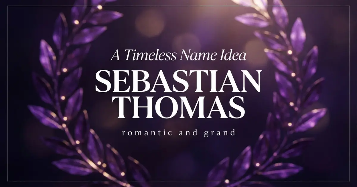 Timeless Middle Name Idea For Sebastian